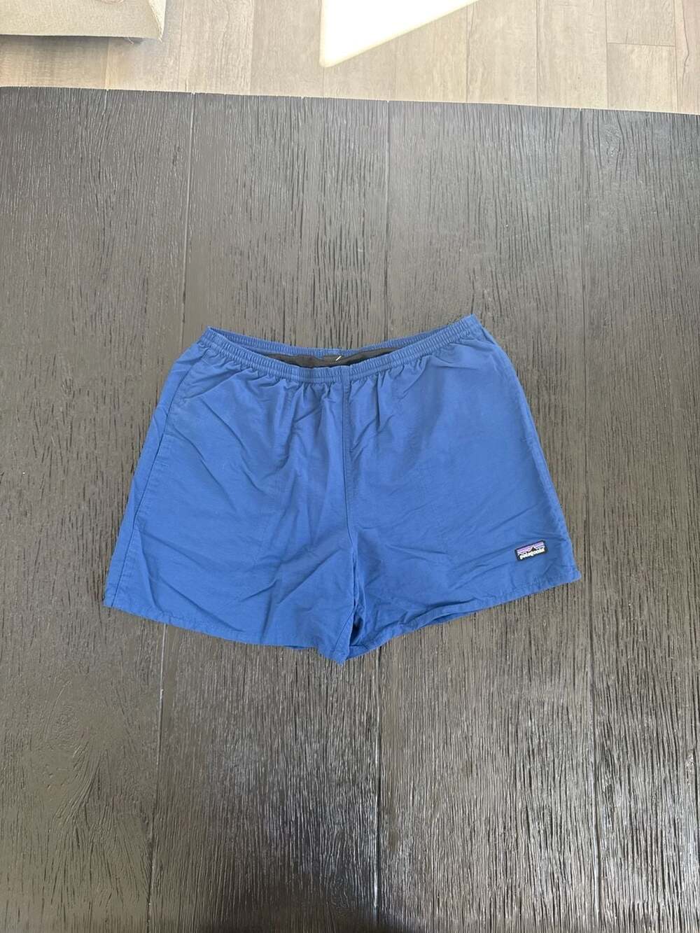 Patagonia Men's Baggies 5" Inseam Nylon Shorts in Lago Blue size M